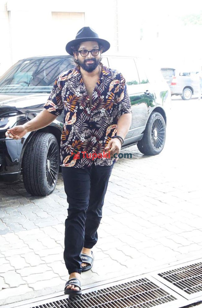 Alluarjun is Shooting for a Brand Endorsement in Hyderabad